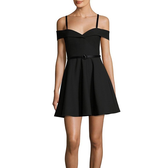 NWT Cinq a Sept Larissa Black Mini Dress size 00 - Picture 1 of 9